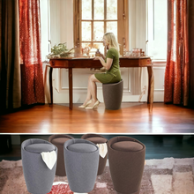 Učitajte sliku u preglednik galerije, 2u1 Tabure i košara za veš