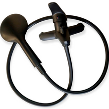 Učitajte sliku u preglednik galerije, Crna tuš baterija + crijevo + tuš ručica