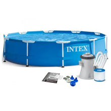 Učitajte sliku u preglednik galerije, INTEX bazen sa konstrukcijom 28202 305cm X 76 cm, filter, pumpa
