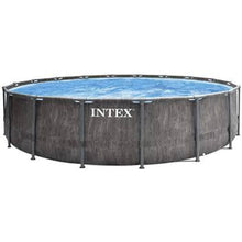 Učitajte sliku u preglednik galerije, Intex Greywood Prism samostojeći bazen 457x122cm 26742NP, ljestve, podloga, pumpa
